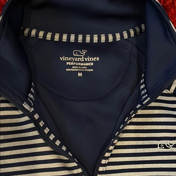Vineyard Vines Navy Striped Pullover - Picture 2 of 4